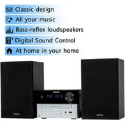 Philips TAM3205/37 Stereo System Bluetooth Audio in and CD Player Black