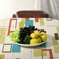 thumbnail image 3 of Boho Geometric Tablecloth, Mid Century Modern Retro Minimalism Colorful Print Pattern Table Cloth for Dining Room Party Outdoor Picnic Rectangle(60x102in), 3 of 6
