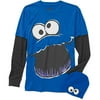 Sesame Street - Men's Cookie Monster Tee and Beanie Combo