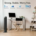 thumbnail image 5 of Vornado OZI42 42" Whole Room Tower Fan, Powerful Air Circulation, Space-Saving Design, Quiet Operation, 5 Speed Settings, 1-8 Hour Timer, 70-Degree Oscillation, Remote Control, Black, 5 of 6