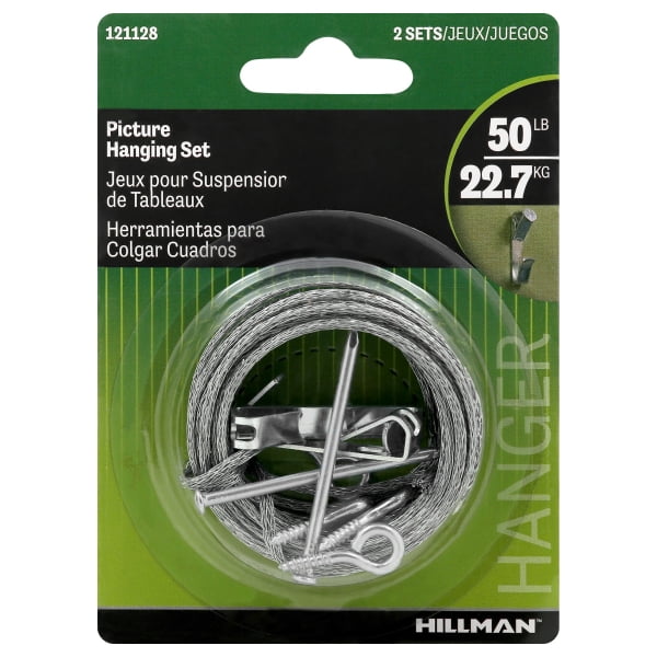 HILLMAN FASTENERS Heavy Duty Mirror Hanging Set 121128