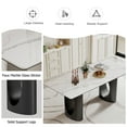 thumbnail image 4 of Sumdeal Luxurious Modern Dining Table,Black, 4 of 5