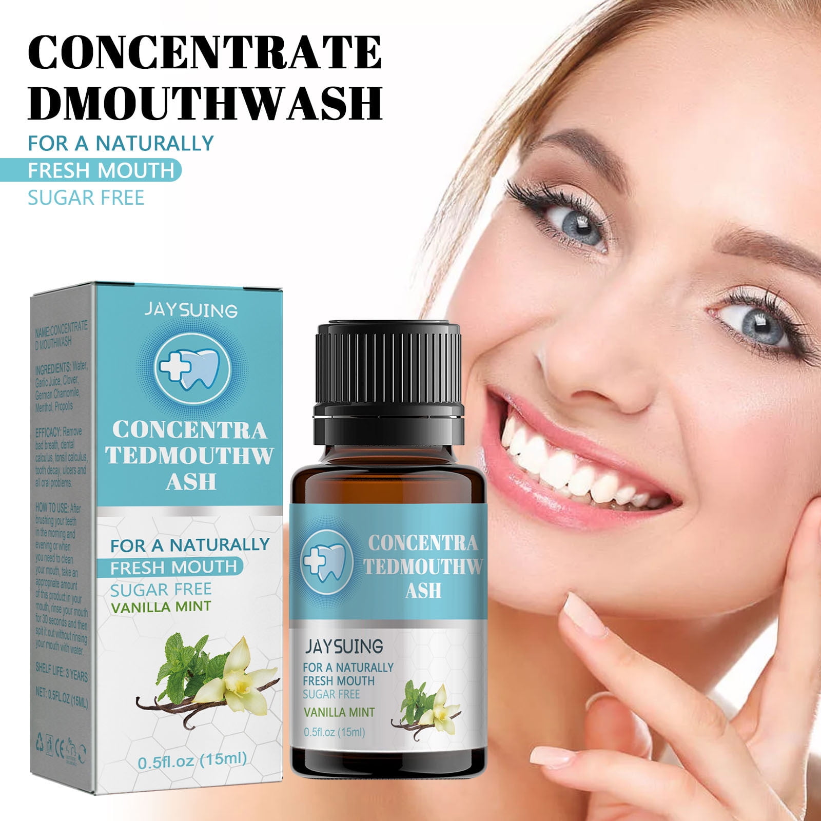 Kokovifyves Mouthwash, Calculus Removal, Teeth Whitening, Healing Mouth Ulcers, Eliminating Bad Breath, Preventing Caries 15Ml