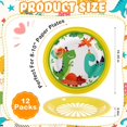 thumbnail image 2 of JUNWELL 12 Pcs Porte-Assiettes en Papier Plastique 10 Pouces Porte-Assiettes en Papier Réutilisables Porte-Assiette Ronde Couleurs Vives Distributeur d'Assiettes en Papier avec Rainures à Encliqueter pour Assiettes en Papier 9 Pouces Fête(m, 2 of 6