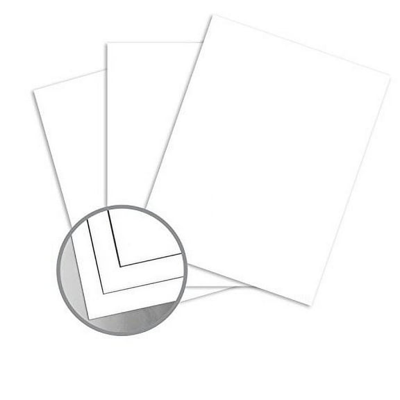 White 12 x 18 Color Copy Digital Cover Cardstock, 80lb, (218gsm) 50 Sheets per pack.
