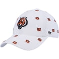 thumbnail image 2 of Women's '47 White Cincinnati Bengals Confetti Clean Up Adjustable Hat, 2 of 4