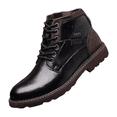 thumbnail image 5 of Botas de hombre, botas Martin, botas cortas informales con cremallera de talla grande, zapatos de hombre, zapatos de caña alta de otoño e invierno, 5 of 5