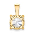 thumbnail image 3 of Auriga Fine Jewelry 14K Yellow Gold LG Diamond 2.5 ct Round Pendant for Women (Clarity: VS, Color: D-F), 3 of 6