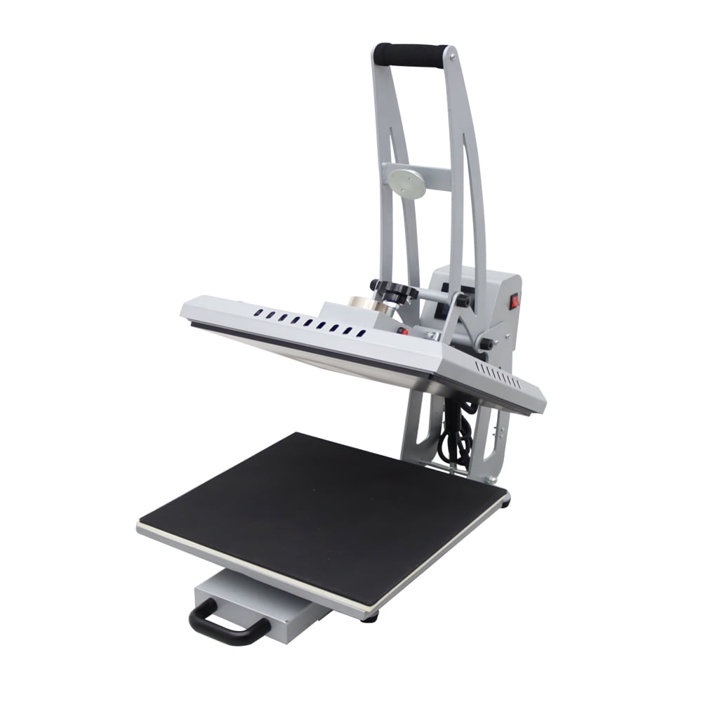 INTBUYING 15x15in Heat Press Machine Magnetic Semi-Automatic Transfer for T-Shirt Puzzle Pad Crafts