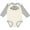 Natural and Heather, variant on Inktastic Nanas Little Cowboy with Cowboy Hat and Boots Boys Long Sleeve Baby Bodysuit