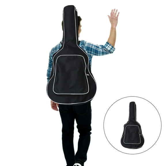 OUNONA 40/41 Inch Electric Guitar Bag Waterproof Guitar Case Guitar Supply (Black)