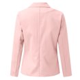thumbnail image 2 of Gubotare Womens Casual Blazers Open Front Long Sleeve Work Office Jackets Blazer (Pink,M), 2 of 5