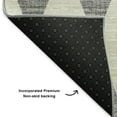 thumbnail image 3 of Addison Rugs Mayfield Washable Transitional Diamonds Gray Rectangle Rug, 5' x 7'6", 3 of 6