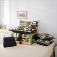thumbnail image 6 of Manfei Cute Deer Bear Bedding Comforter Set 7pcs,Wild Animal Queen Bedding Sets,Rustica Farmhouse Cabin Queen Sheet Sets For Child,Breathable Home Decor,Reversible, 6 of 8