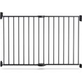 thumbnail image 1 of ® Push to Close™ - Puerta de seguridad para escaleras, pasillos y puertas, se extiende de 28.5 a 45 pulgadas de ancho, metal, gris oscuro, 1 of 5