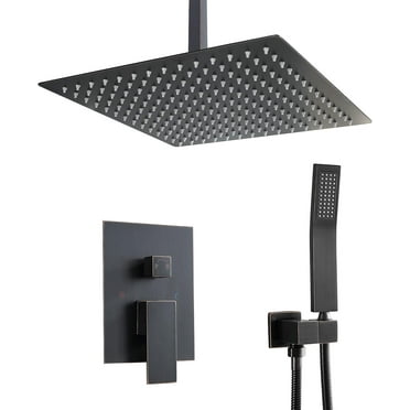 Mocoloo 10 inch Oil Rubbed Bronze Shower System with Stainless Steel Shower Head and Faucet