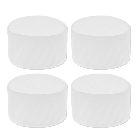 Botella de agua redonda portátil única de 30 oz, a prueba de caídas, con 4 piezas transparentes