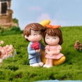 thumbnail image 6 of Yvsxxv Miniature Couple Figurine Set, Fairy Garden Micro Landscape Decor, 6 of 7