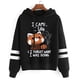 thumbnail image 3 of Sudadera con capucha con estampado de letras de panda para hombre y mujer, suéter holgado, camisetas casuales de manga larga con personalidad, 3 of 4