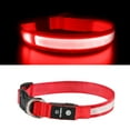 thumbnail image 6 of MASBRILL Flashing Light LED Dog Collars Waterproof with Rechargeable Adjustable Glowing Flash Dog Collar Night Safety Light up Dog Collar for Small/Medium/Large Dog Collar Red-S, 6 of 7