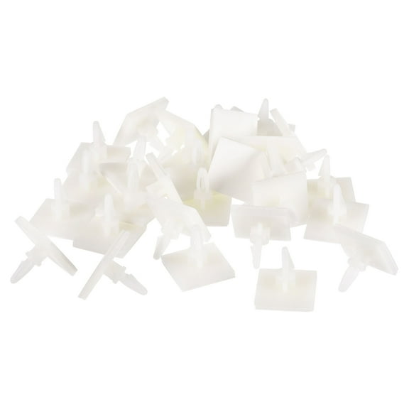 Uxcell Sticky PCB Spacer Adhesive Standoffs Plastic Column 8mm Support Height for Circuit Board Fixed, Pack of 30