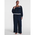 thumbnail image 2 of Joyspun Women's Flannel Sleep Pants, 30” Inseam, Sizes XS-3X, 2 of 6