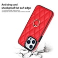 thumbnail image 2 of Jiahe Cover For iPhone 14 Pro,6.1 inch Case,Hybrid Rugged Shockproof with 360° Degree Rotation Stand Artificial Leather Cover,Red, 2 of 8
