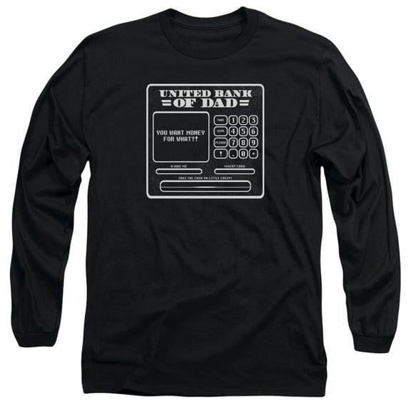 - Dad Aka Atm - Long Sleeve Shirt - Medium