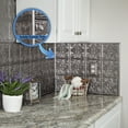 thumbnail image 4 of FASÄDE 47 in. Decorative Vinyl Inside Corner Trim in Galvanized Steel (5 Pack), 4 of 5