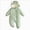 Light Green, variant on 3-6 Months Infant Baby Boys Girls Winter Romper Hooded Snowsuits Fleece Lined Jumpsuit Warm Outfits Winter Outwear Infant Winter Clothes