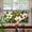 D-17.72"*39.39", variant on Stained Glass Window Film, Flower Static Cling Privacy Film Decorative UV Sun Blocking Non-Adhesive Glass Covering, Removable Reusable Colorful Stickers for Home Bathroom Door Living Room Kitchen