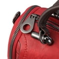 thumbnail image 3 of EeaseMX Almohada de moda Bolso Mujer Bolso portátil de doble uso Bolso Boston Barrel (Rojo), 3 of 7