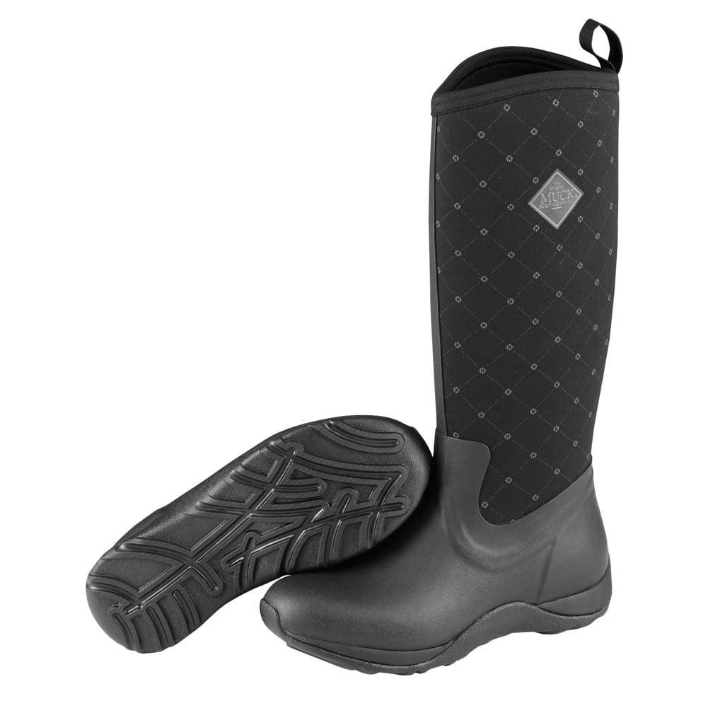 Muck Boot Women's Arctic Adventure Snow Boots Black Neoprene Rubber 10