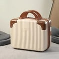 thumbnail image 1 of 14 inch Mini Travel Suitcase Cosmetic Box Hand Luggage Organizer Makeup Case Small Password Box Boarding Case 12, 1 of 6