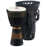 MEINL Earth Rhythm Series Original African-Style Rope-Tuned Wood Djembe with Bag Medium