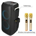 thumbnail image 2 of Sacs pour Haut-Parleurs en Maille, Étui de Transport Extérieur Imperméable, Sacs de Rangement pour Haut-Parleurs pour JBL Partybox 310, 2 of 10