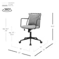 thumbnail image 5 of Silla New Pacific Direct Edison KD de tela ajustable 57 x 58 x 81 cm, 5 of 5