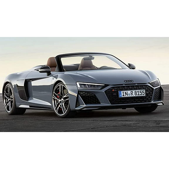 Iconic Arts Supercar Laminated Poster 24x36- Audi R8 V-10 Spyder