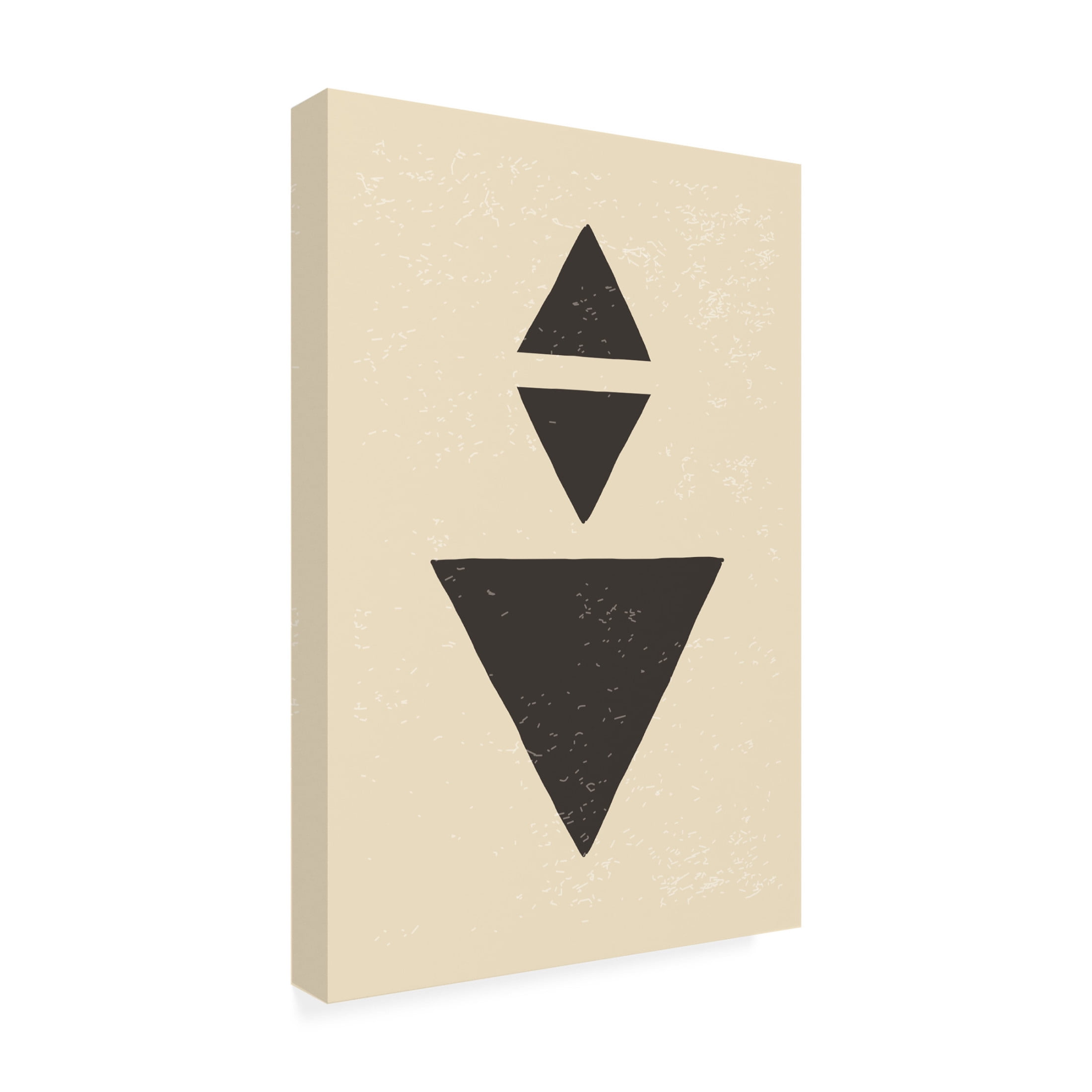 Trademark Fine Art jay stanley Abstract Triangles 3 Canvas Wall Art