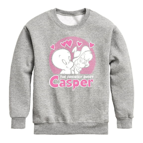 Casper And Wendy Love - Toddler And Youth Crewneck Fleece Sweatshirt