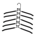 thumbnail image 2 of Percha para armario, para camisas, multicapa, para chaquetas, trajes, abrigos, de metal, pesada Negro, 2 of 9