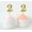 Glitter Gold, variant on Darling Souvenir, Number 2 Birthday Cupcake Toppers, Birthday/ Anniversary Party Dessert Decorations - Pack Of 20