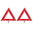 thumbnail image 1 of RENACLIPY 2pcs Car Triangle Warning Light Reflective Warning Triangle Plastic Emergency Signaling For Vehicles, 1 of 8