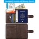 thumbnail image 2 of Funda para pasaporte, cartera, piel con bloqueo RFID PASCACOO, 2 of 9