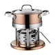 thumbnail image 5 of Olla caliente resistente para cocina de alcohol, ideal para picnics, restaurantes y hogares. Oro rosa, 5 of 9