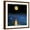 Brown Frame, variant on Art.com Santana: Havana Moon Premium Giclee Print, 16" x 16"