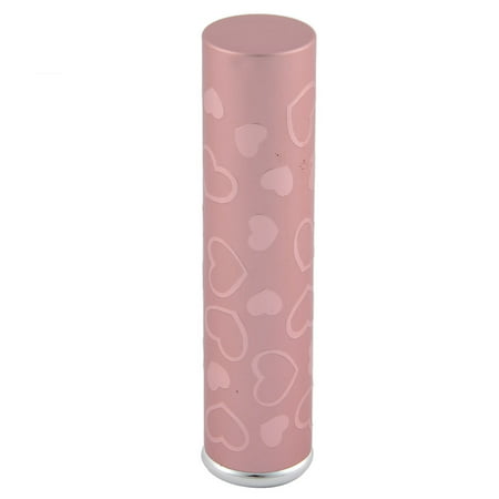 7mL Travel Portable Love Heart  Refill Cylindrical Perfume Spray Bottle Pink