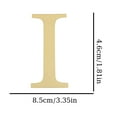 thumbnail image 2 of TopLLC Home Wall Decor 26 Letters DIY 3D Signs Acrylic Mirror Wall Stickers Wall Decorations For Living Room Bedroom Home Decor Wall Decals on Clearance, 2 of 2