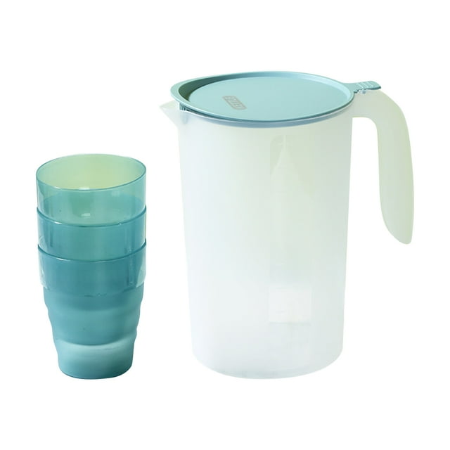 Pitcher Water Carafe Juice Jug Cold Tea Beverage Kettle Plastic Drink
