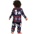 thumbnail image 3 of Christmas Cute Bear Pattern Pajamas Women and Men Cotton-blend Long sleeve Loungewear Family Matching, 3 of 6